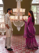 D#05 Mushq Izhaar Tissue De Luxe Emb Chiffon Collection 923